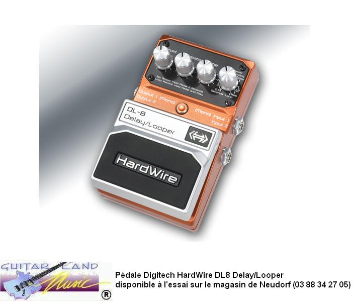 Pedale Digitech HardWire DL8 Delay/Looper